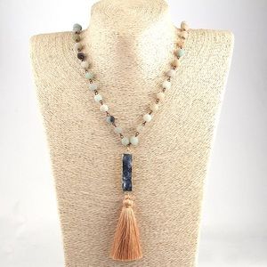 Long Amazonite Necklace
